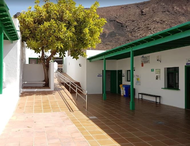 Interior de la Facultad de Enfermería de la Universidad de Las Palmas de Gran Canaria (ULPGC) en Lanzarote.