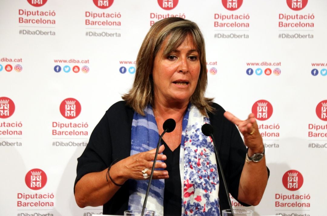 La presidenta de la Diputació de Barcelona, Núria Marín, en una imatge d&#039;arxiu