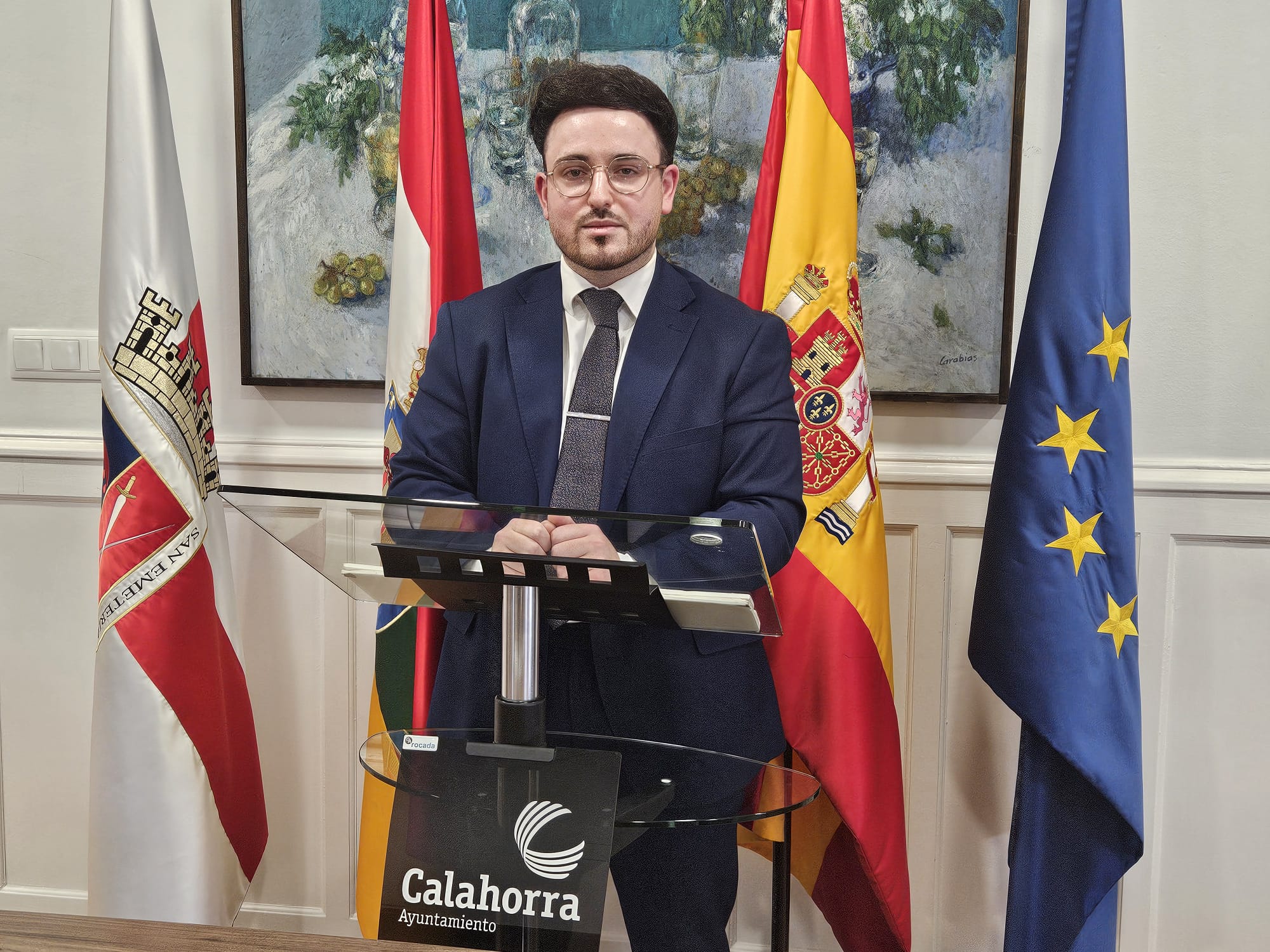 Mario Nafría, concejal de Hacienda del Ayuntamiento de Calahorra