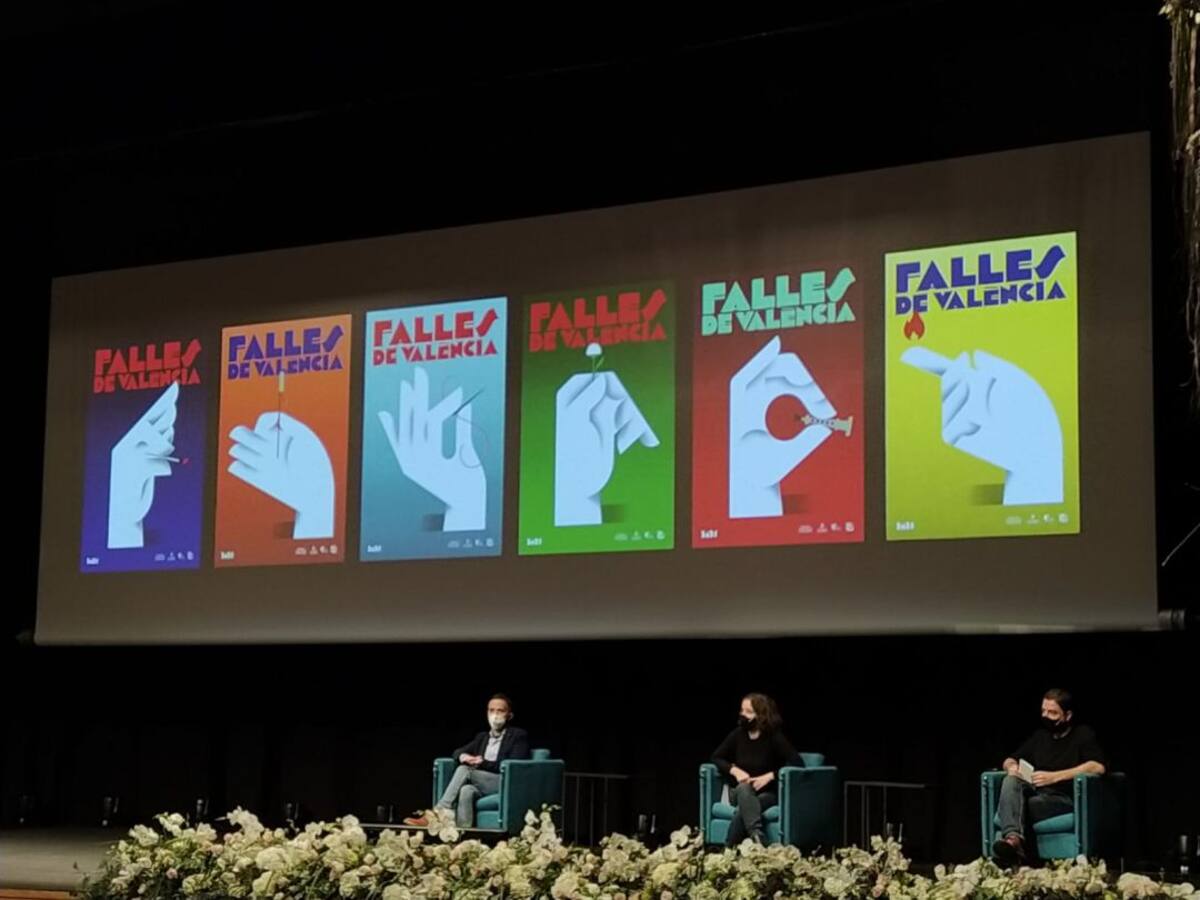 Los carteles de las Fallas 2021 en València no hacen referencia al mes de marzo