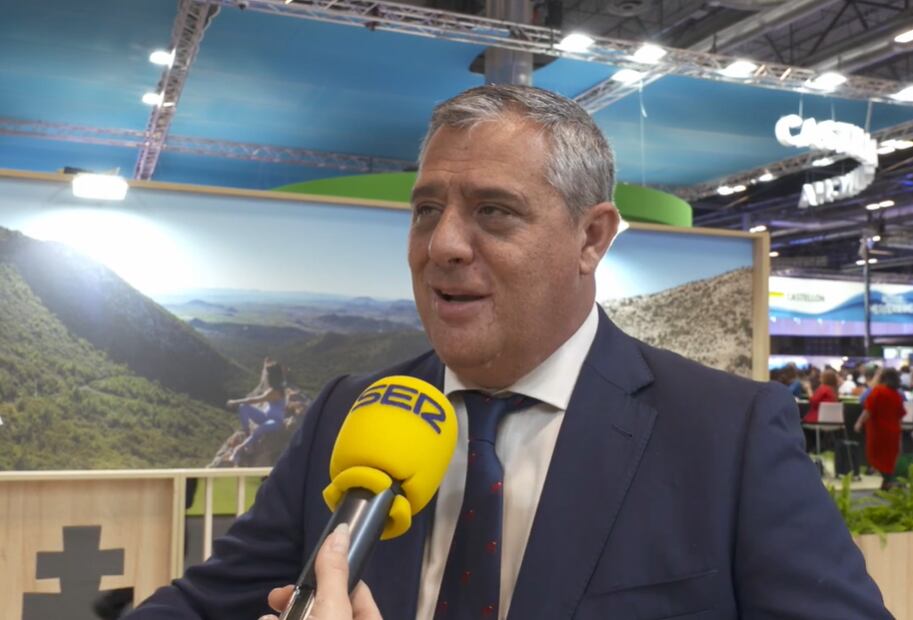 Antonio Huéscar, vicepresidente de la Mancomunidad Turística de Sierra Espuña, en Fitur