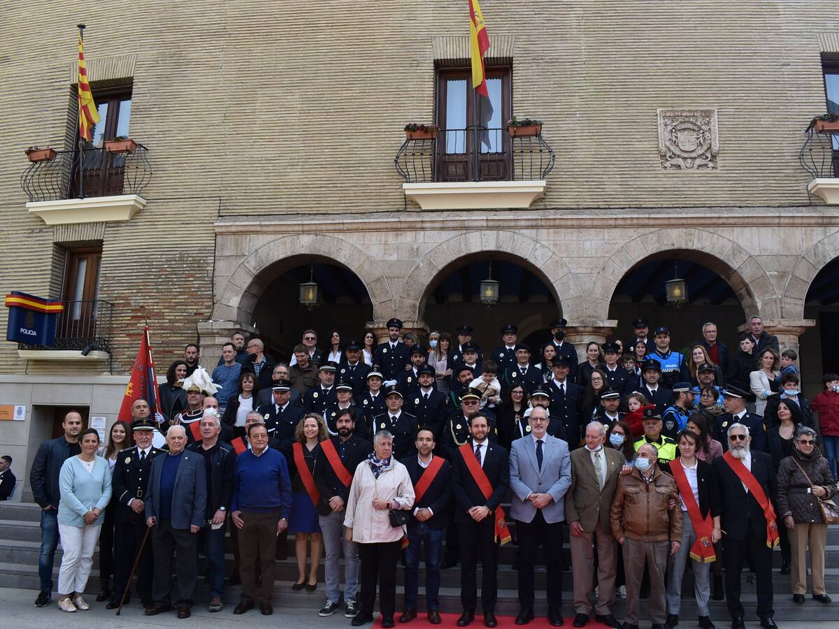 Monzón homenajea a la Policía Local en el 60 aniversario de su fundación