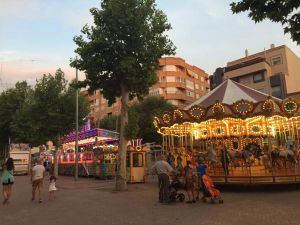 El paseo de la feria también está preparado