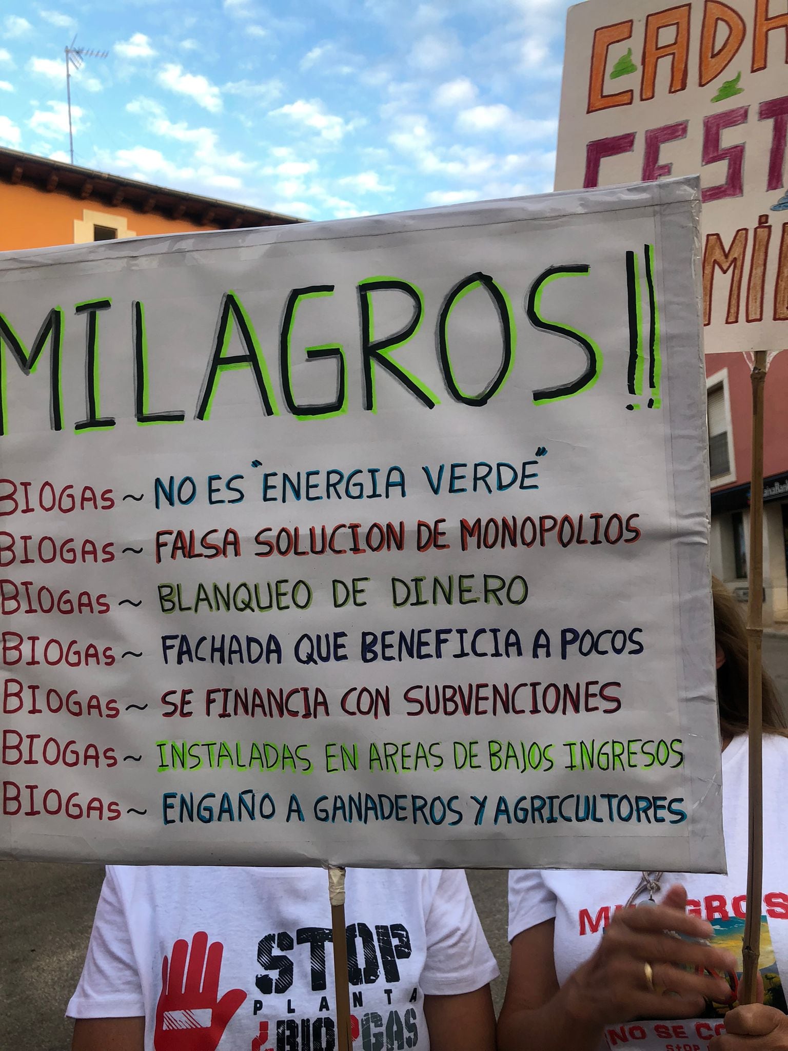 Milagros contra el biogás