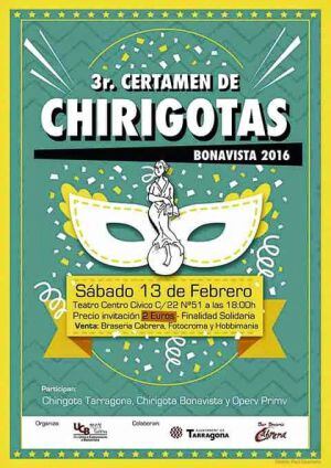 Cartell III Certamen Chirigotas Bonavista