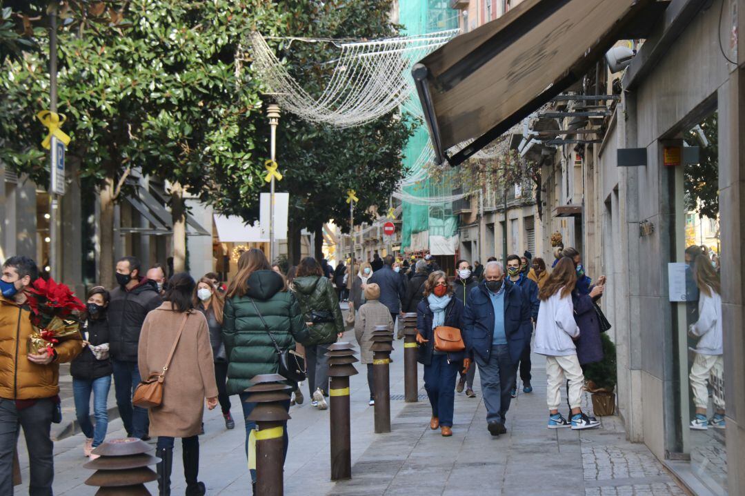 El carrer Santa Clara el dia de la Puríssima