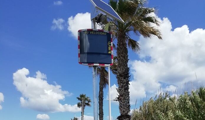 Instalación de uno de los radares en La Línea