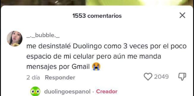 La respuesta cuenta con más de 7.000 &#039;me gusta&#039; en TikTok