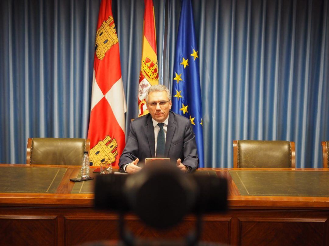 El delegado del Gobierno en Castilla y León Javier Izquierdo