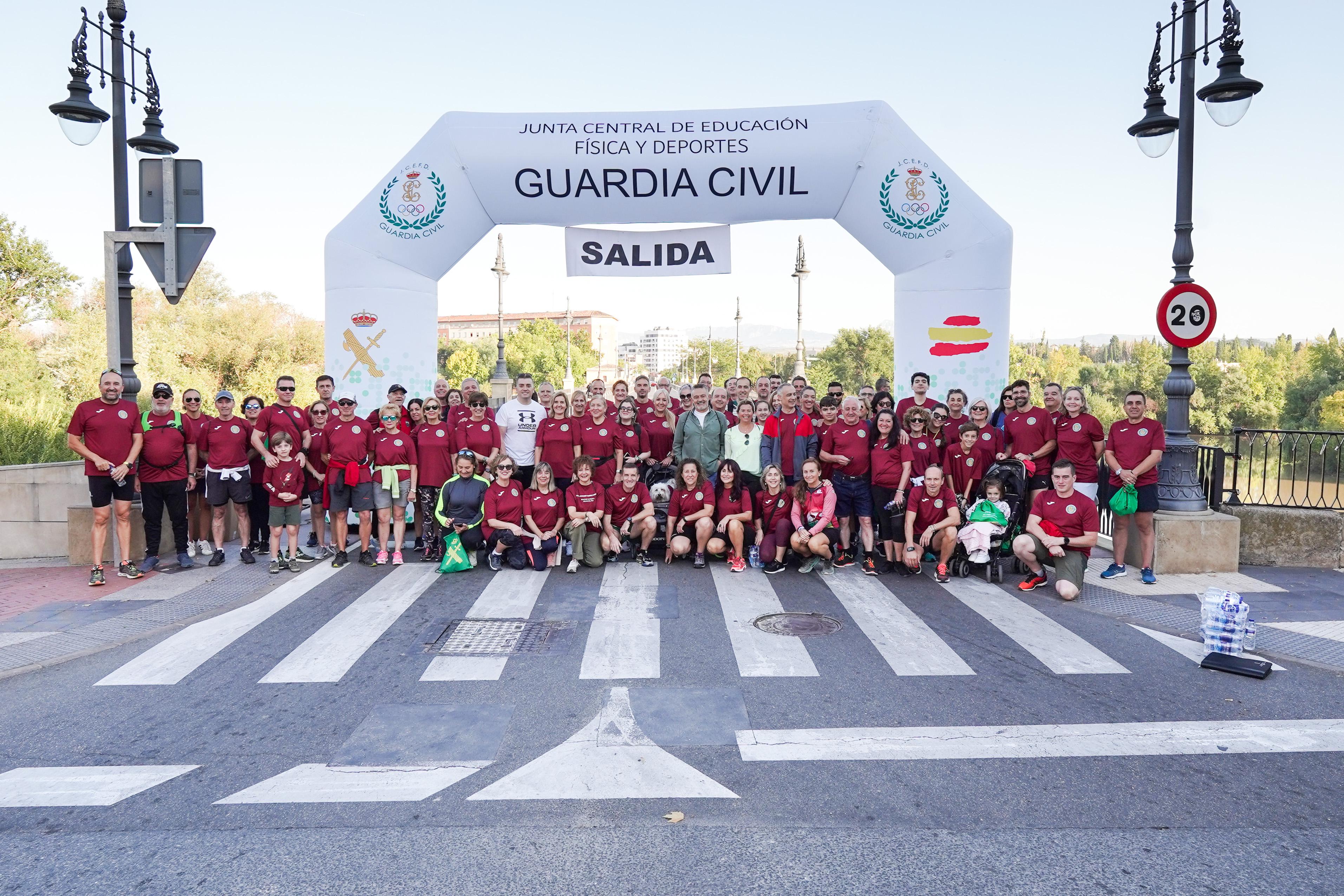 Etapa solidaria de la Guardia Civil en Logroño
