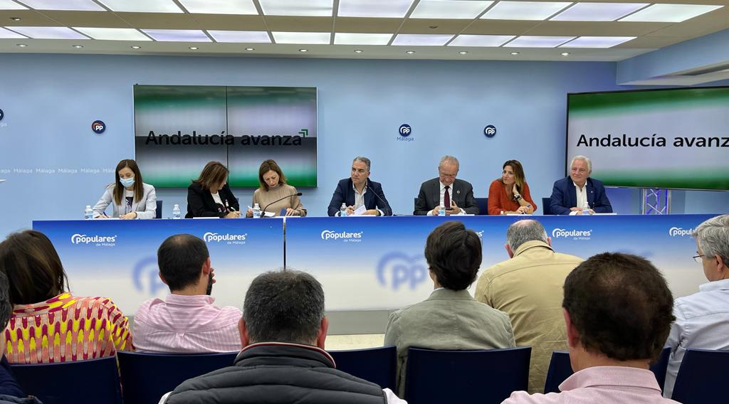 Reunión de la directiva provincial del PP Málaga