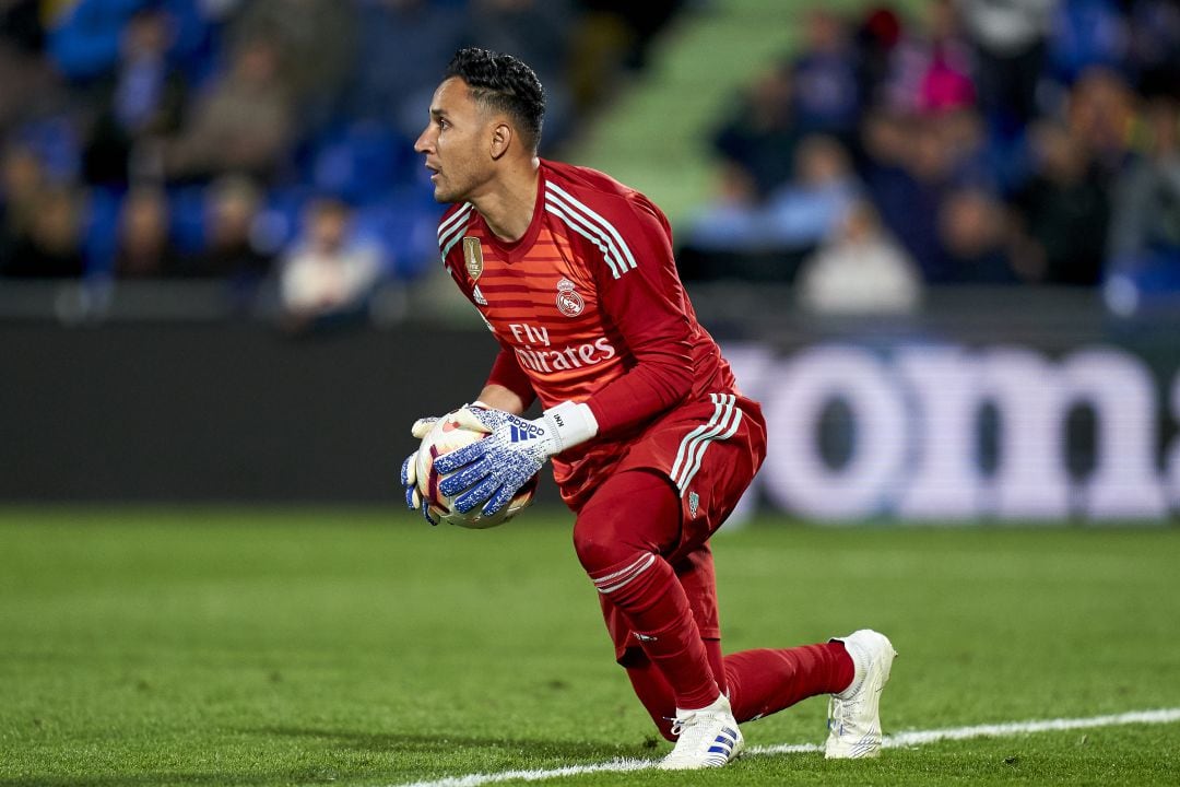 Keylor Navas, durante un partido del Real Madrid