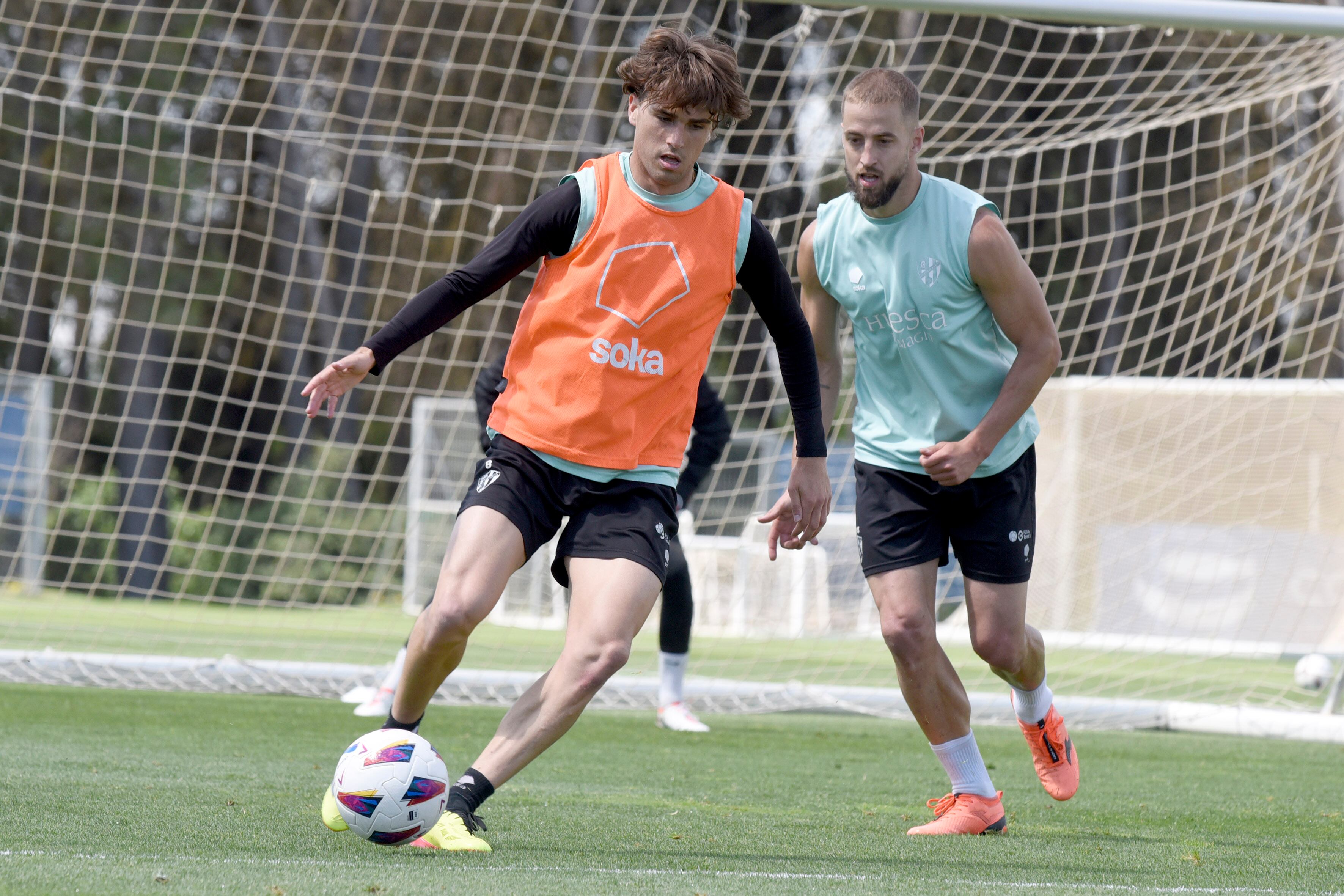 El Huesca está preparando el partido ante el Cartagena con mucho en juego