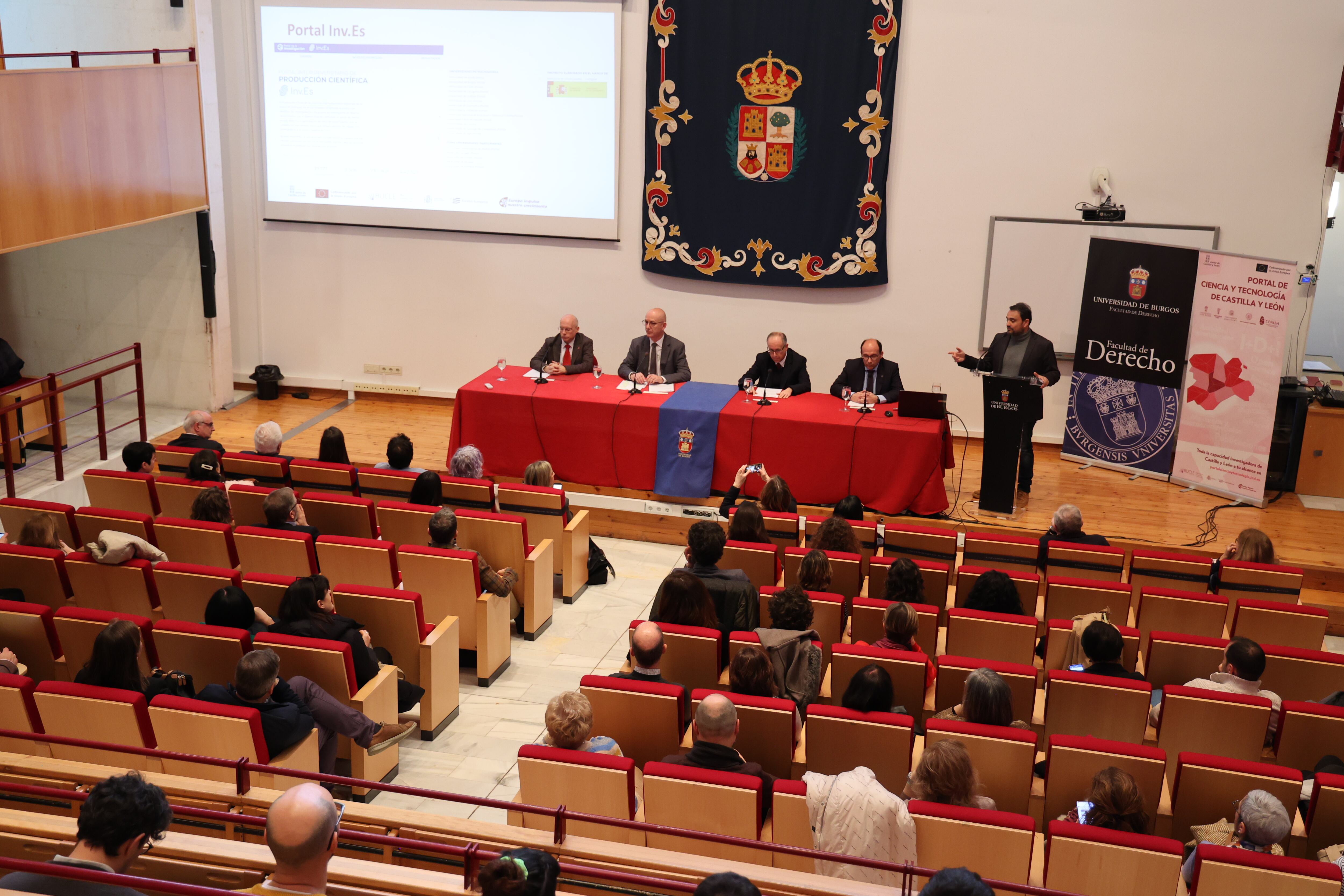 Presentación Portal Ciencia y Tecnología CyL en la Universidad de Burgos