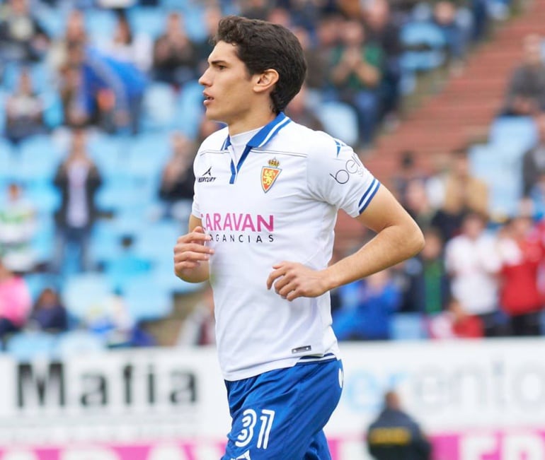 Vallejo, durante el último partido ante el Mallorca
