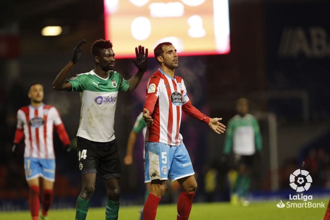 Nuha y Pita durante el partido