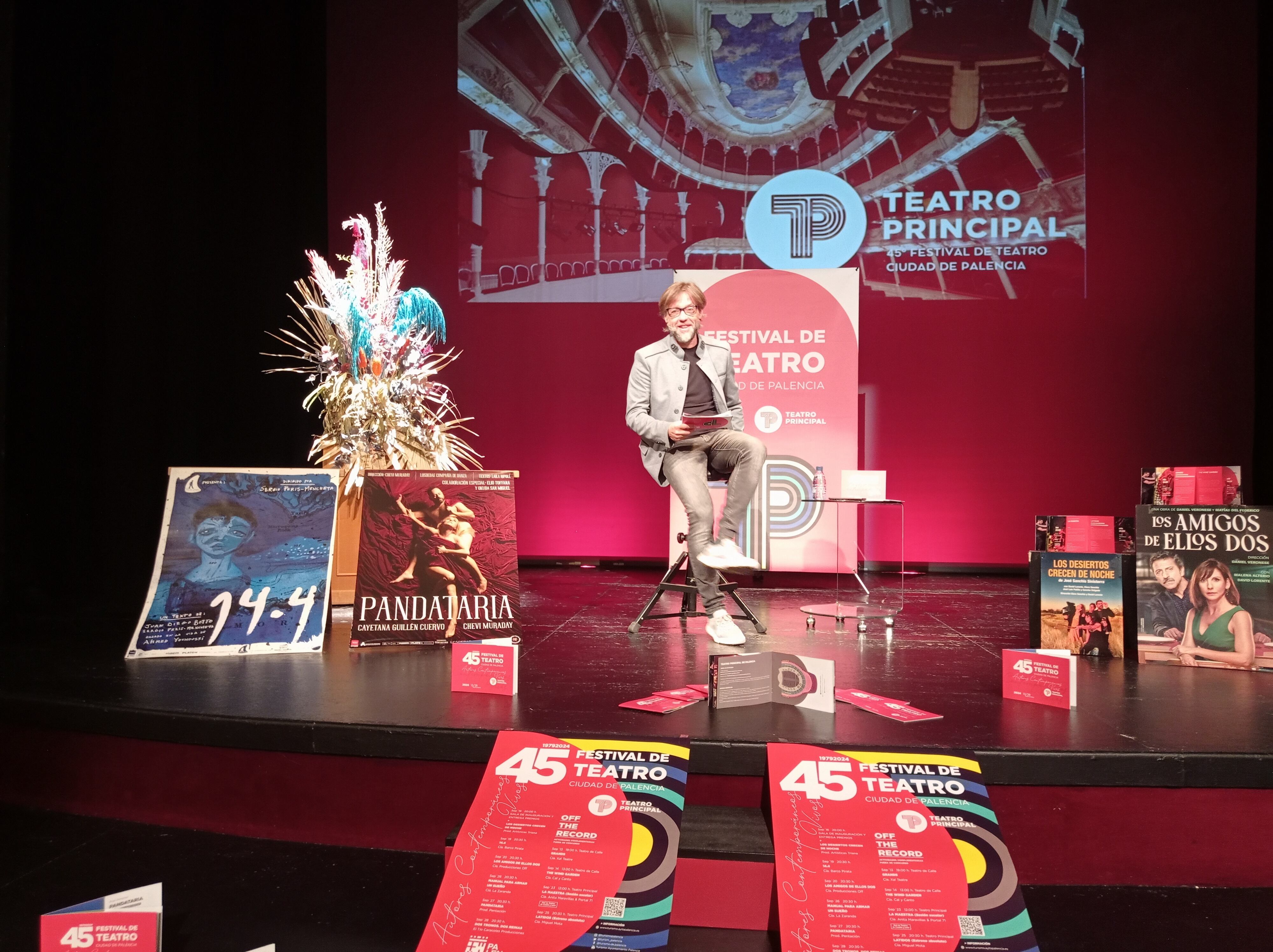 Fran fernández presenta el 45 Festival de Teatro Ciudad de Palencia