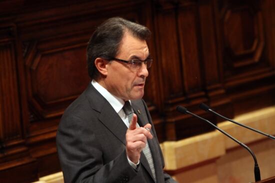 Artur Mas en el seu discurs d'investidura