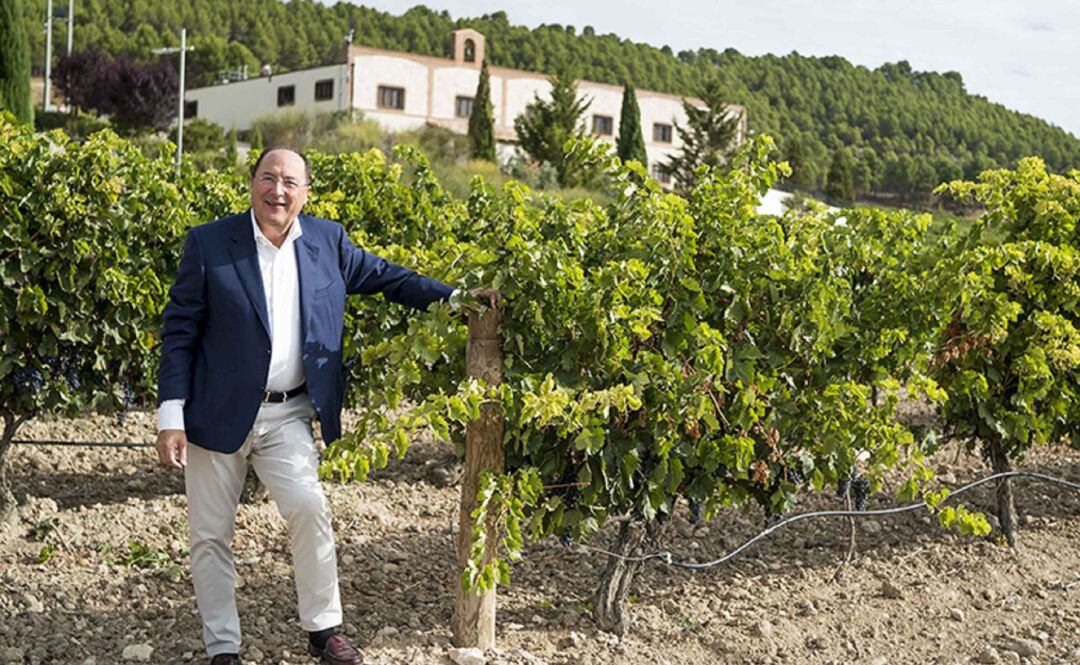 Carlos Moro, recientemente galardonado al Mérito Enoturístico en los V Premios &#039;Rutas del Vino de España&#039;.