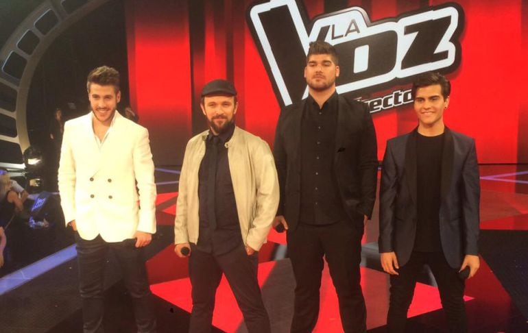 Antonio José Sánchez, Joaquín Garli, Marcos Esteves y Maverick López, finalistas de &#039;La voz&#039;