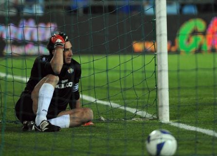 &#039;Pato&#039; se lamenta tras el 3-3 que eliminaba al Getafe.