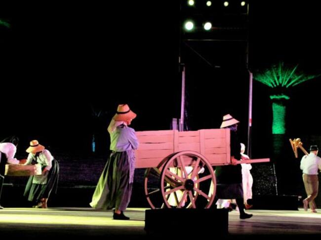 Escenificación de oficios tradicionales.