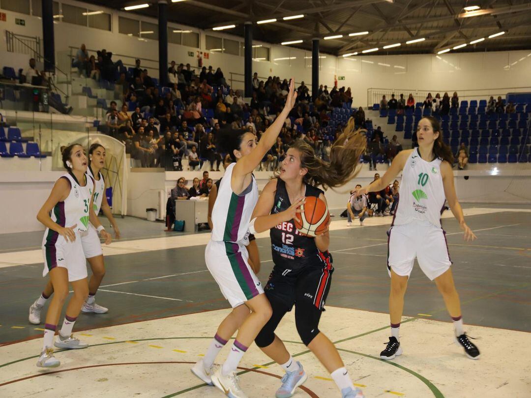 Carolina Mateo en un partido de la pasada temporada.