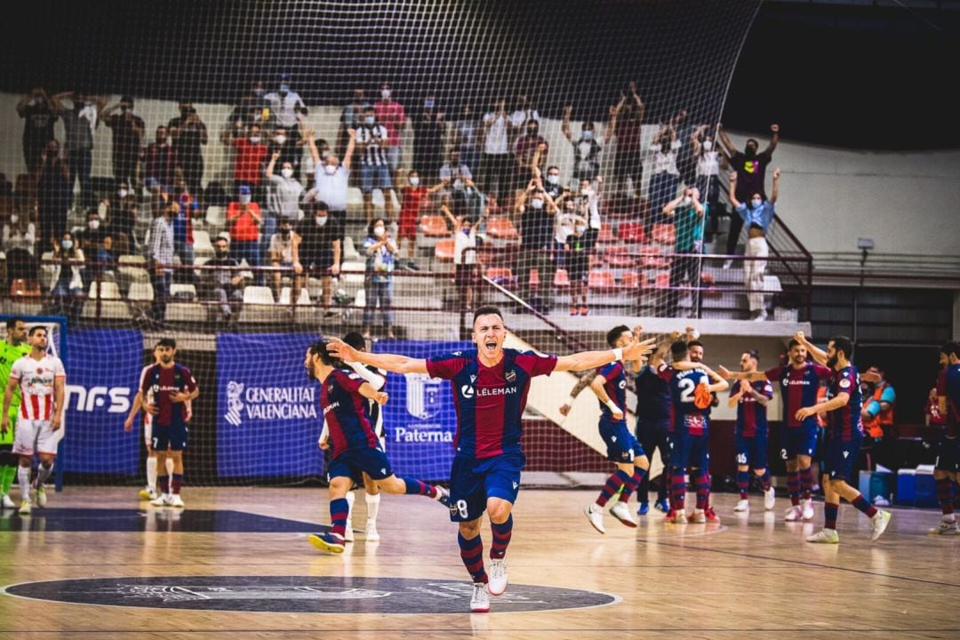 El Levante celebra el pase a semifinales