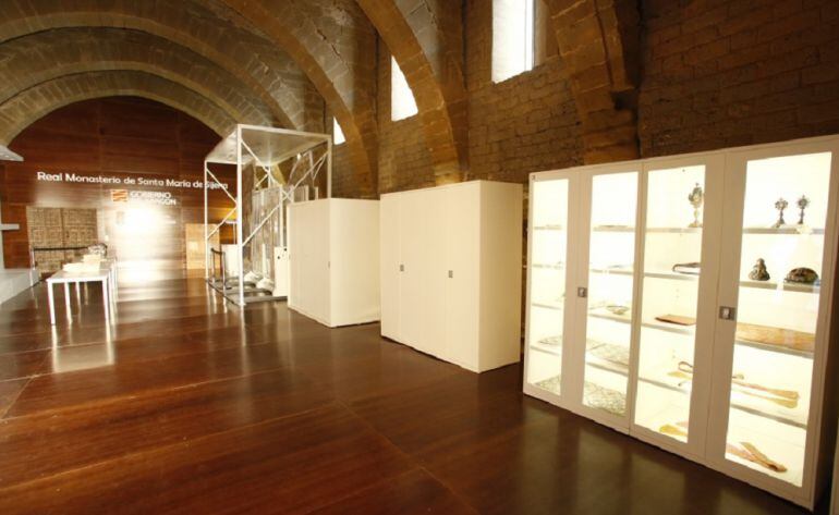 Sala expositiva del Monasterio de Sijena 