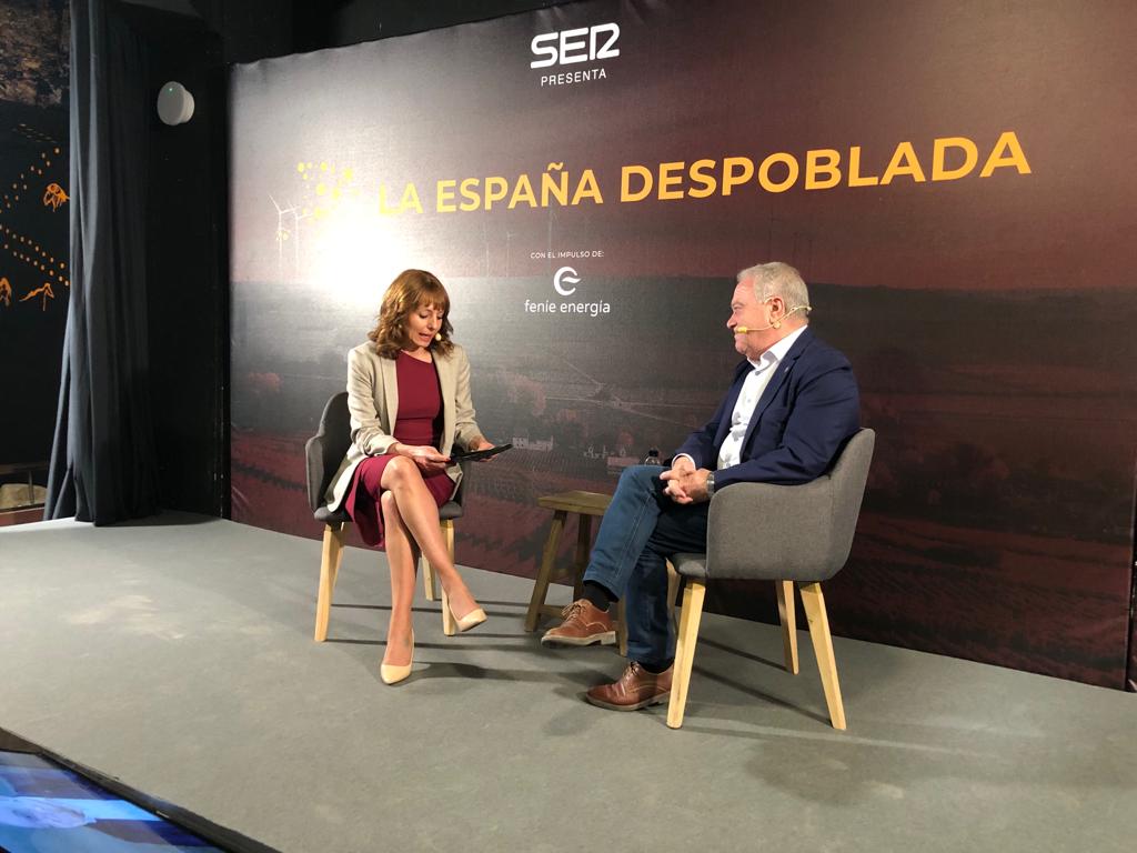 Gracia Ferrer, en el foro de la &#039;España Despoblada&#039;. 