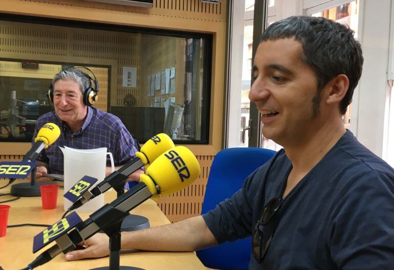 Pedro Alberto Cruz y Esteba Egea en plena tertulia de los 'Súper EX'.