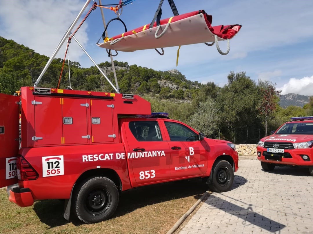 Vehículo de rescate de montaña de Mallorca. Archivo.