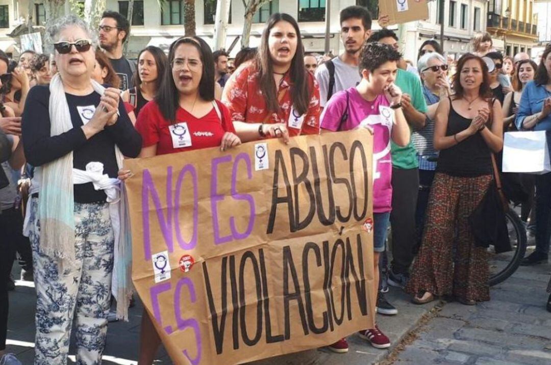 Manifestaciones contra la sentencia de &#039;la Manada&#039;.