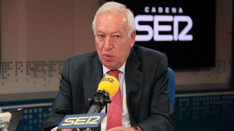 Imagen de García Margallo en una entrevista en Cadena SER