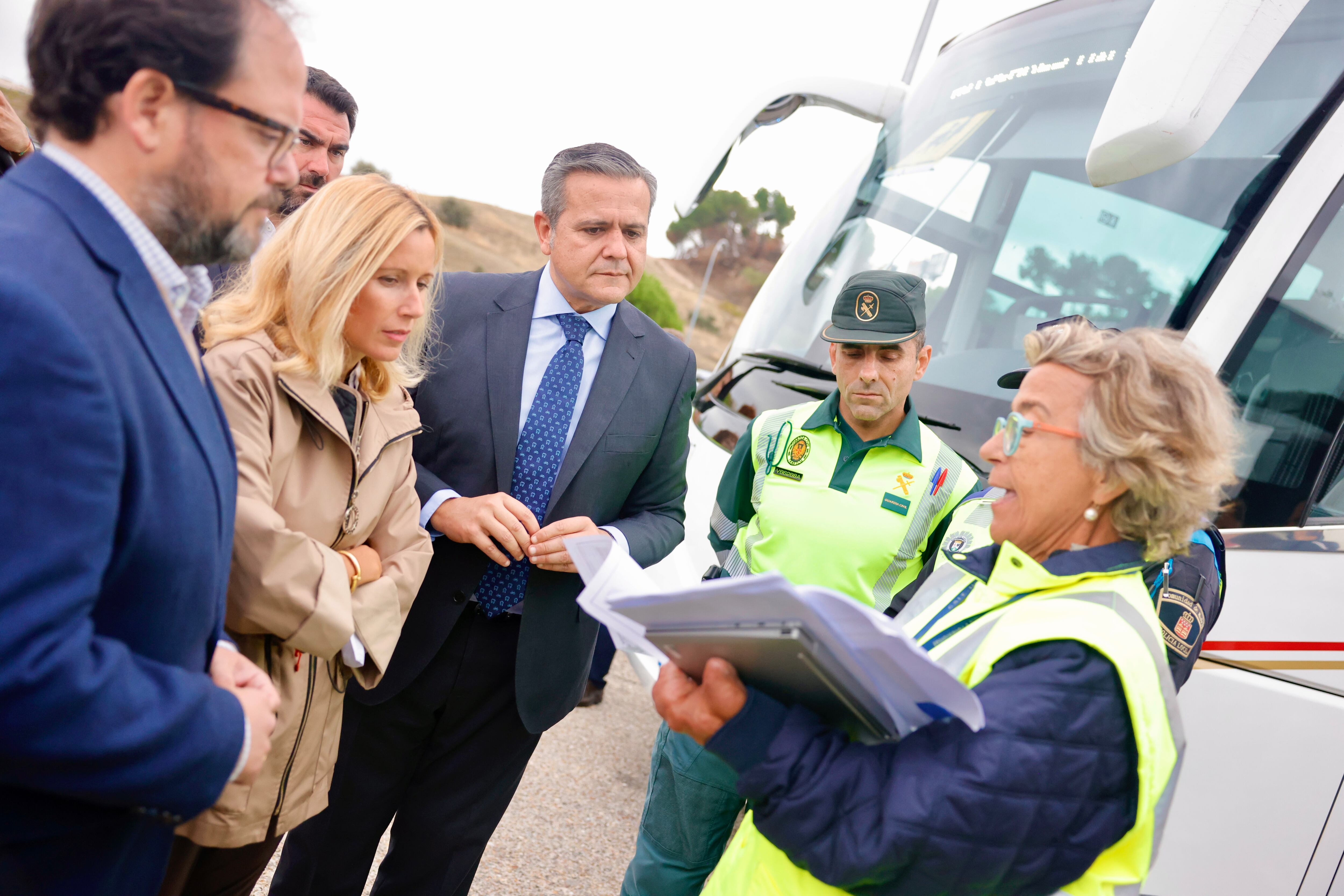 La Comunidad de Madrid presenta en Alcobendas el nuevo protocolo de revisión del transporte escolar