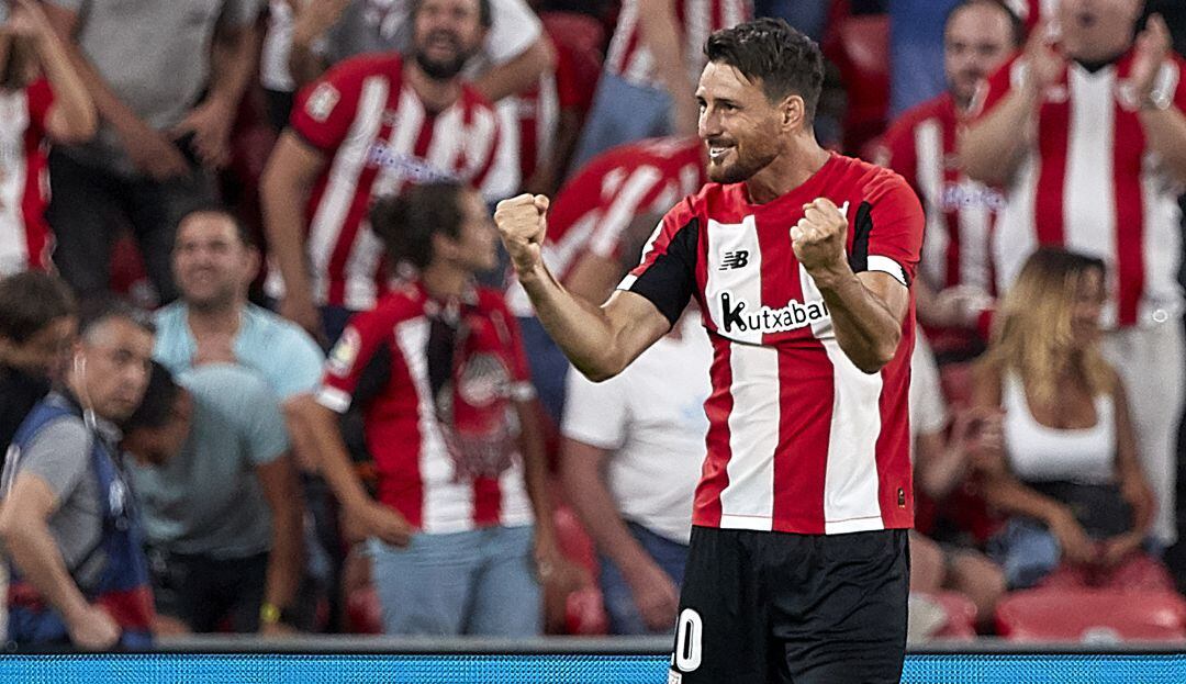 Aritz Aduriz, con el Athletic