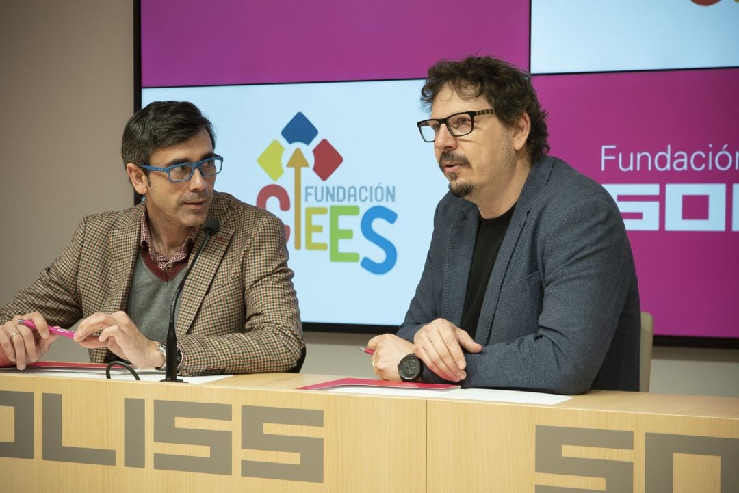 Eduardo Sánchez Butragueño, director de la Fundación Soliss, y Andrés Martínez, presidente de CECAP, en una imagen de archivo