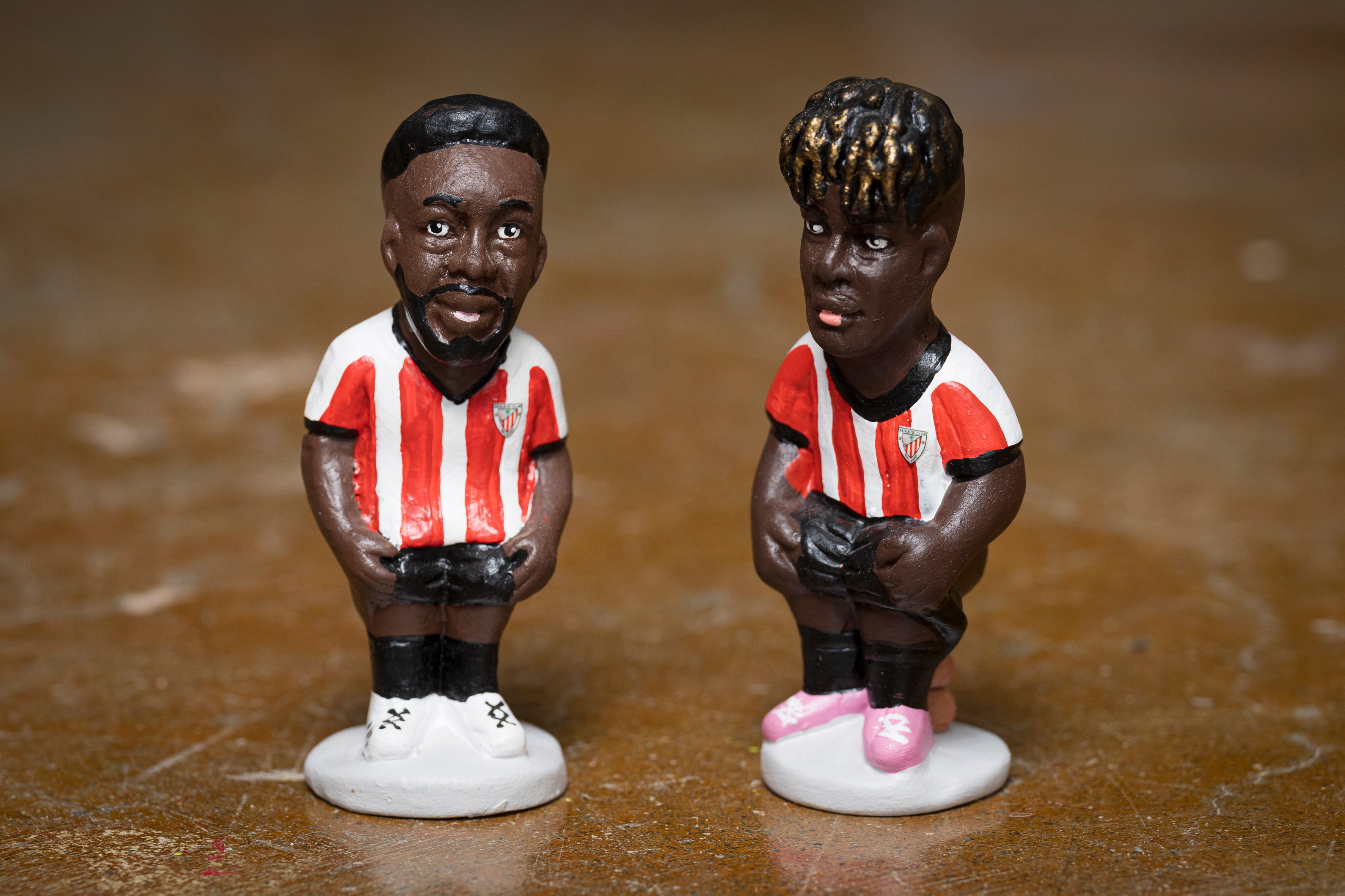 Los caganers de Iñaki y Nico Williams