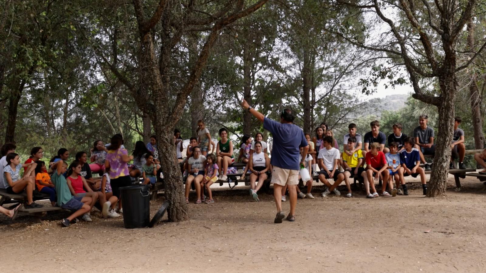 Uno de los momentos de los jóvenes en esta instalaciones