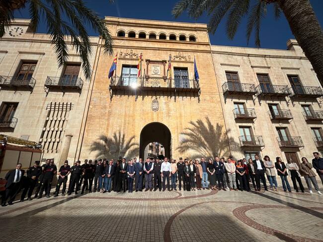 Silencio por la víctimas de la Dana