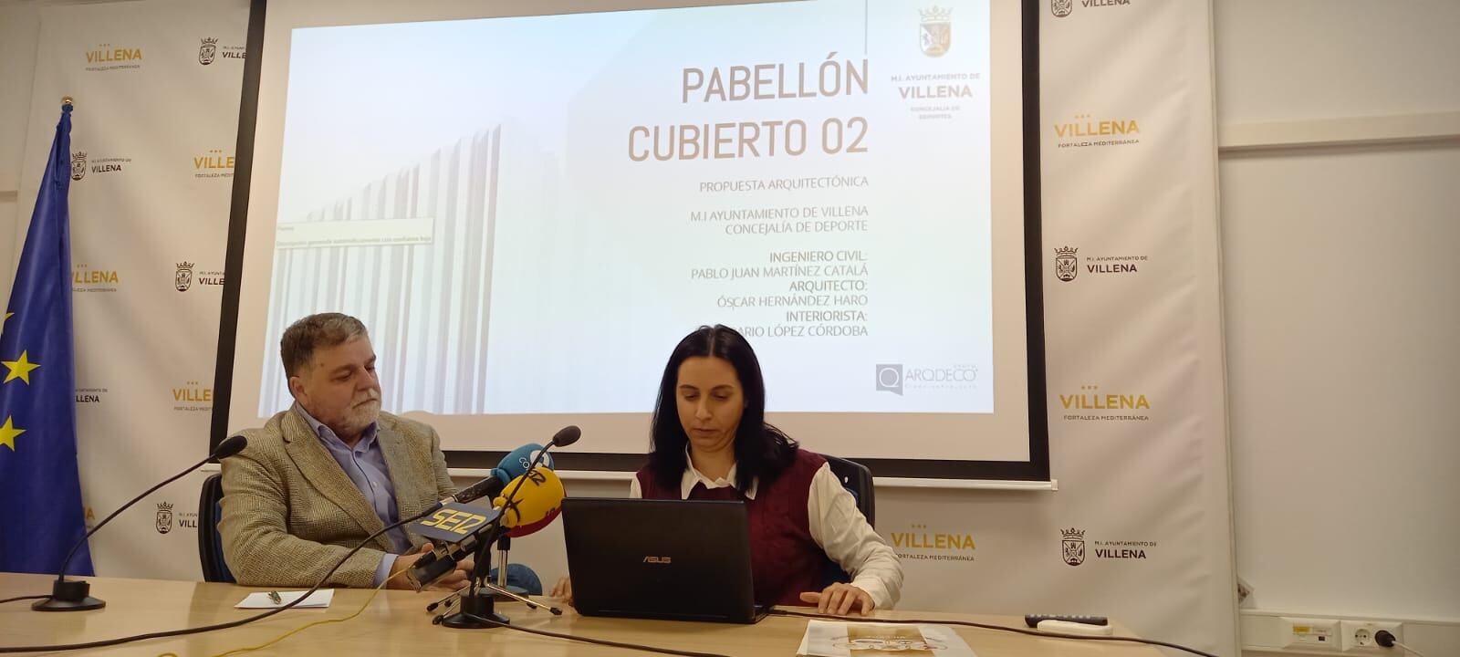 Momento de la presentación del proyecto