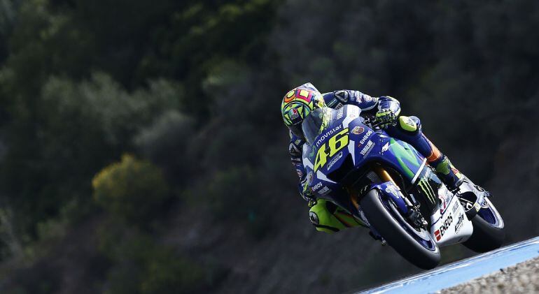 Valentino Rossi saldrá desde la &#039;pole&#039; en el GP de España que se disputa en Jerez 