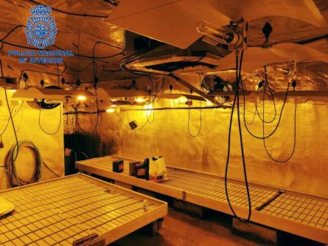 Laboratorio desmantelado en la operación policial