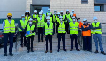 Visita del equipo de Medio Ambiente de Mercadona a la planta del Consorcio Valencia Interior de Caudete de las Fuentes