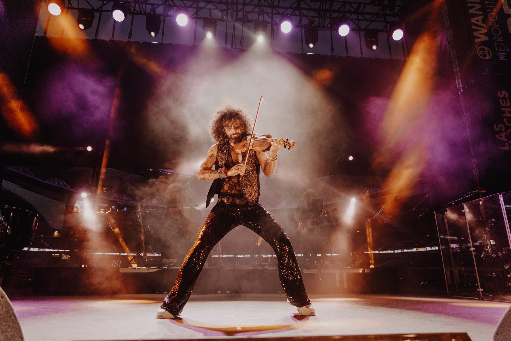 El violinista Ara Malikian durante un concierto.