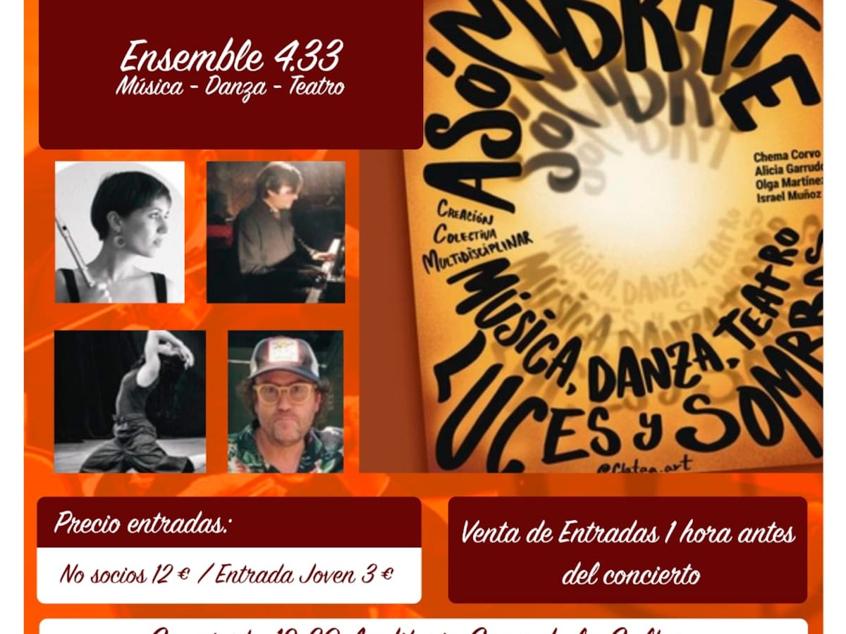 La Filarmónica despide abril con un apagón que se convierte en espectáculo de música, danza y teatro