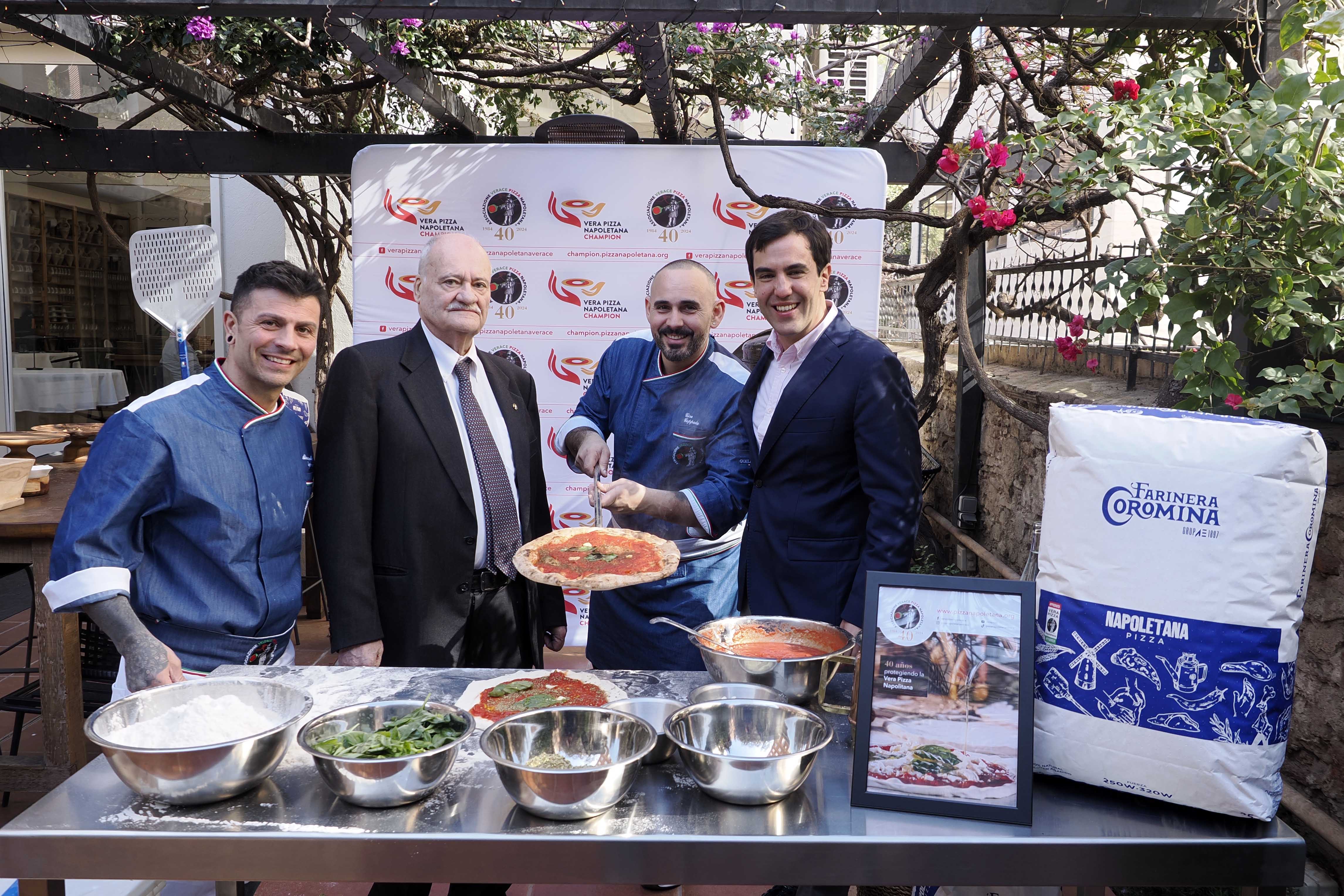 Presentació a Barcelona de la certificació  AVPN Associacione Verace Pizza Napoletana de la nova farina de la Farinera Coromina de Banyoles. Pere Duran/ Nord Media