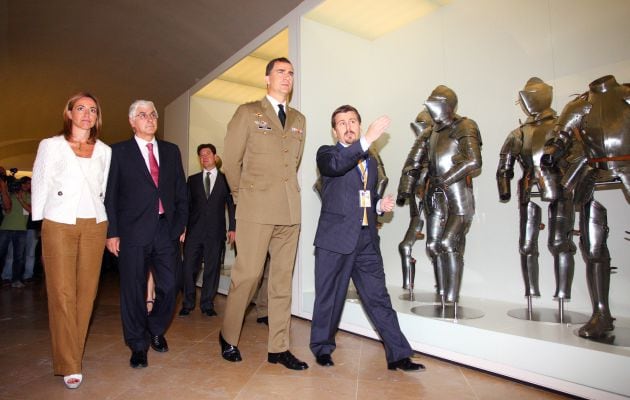 Imagen de archivo de Felipe VI en el Museo del Ejército de Toledo cuando era Príncipe de Asturias