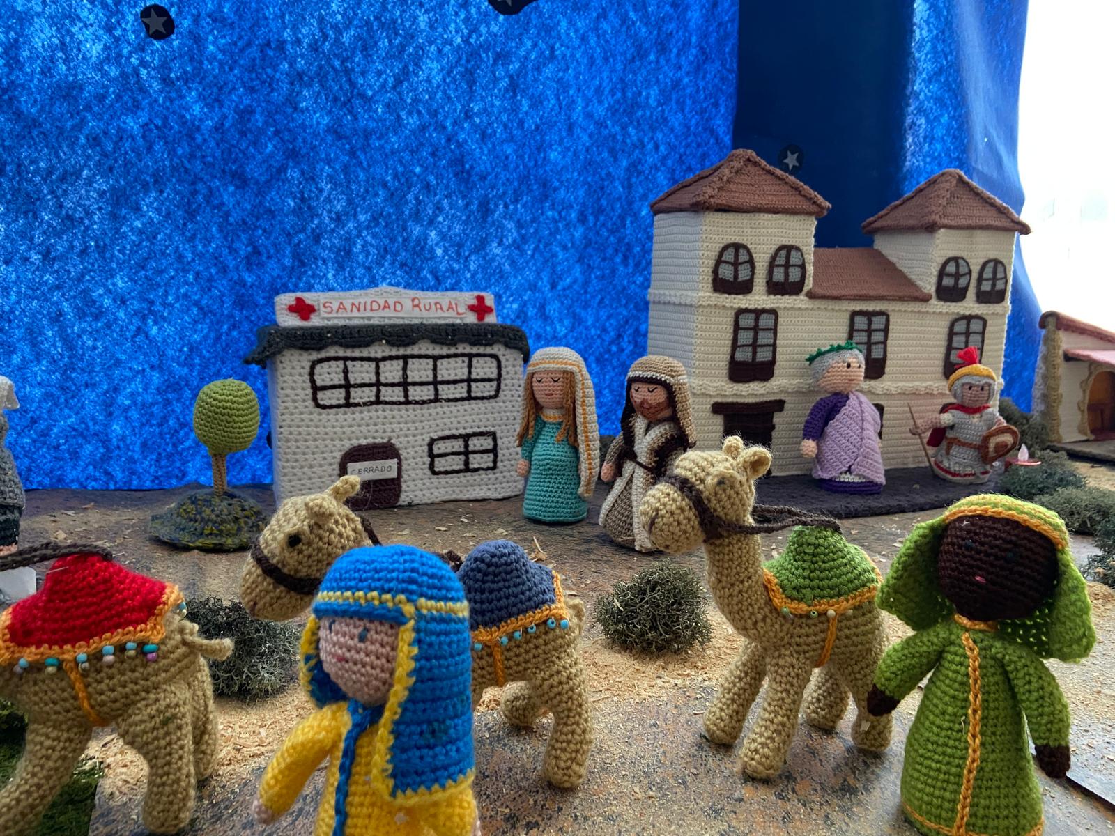 Nacimiento de ganchillo en Guzmán con detalles de la identidad y la actualidad del pueblo