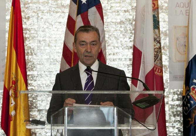 Paulino Rivero, presidente del Gobierno de Canarias